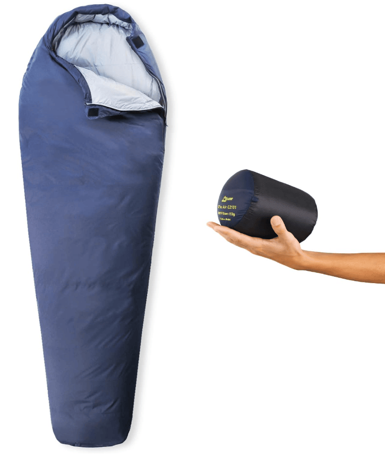 meilleur sac de couchage pour budget moyen : Litume 500g Duvet de 700+