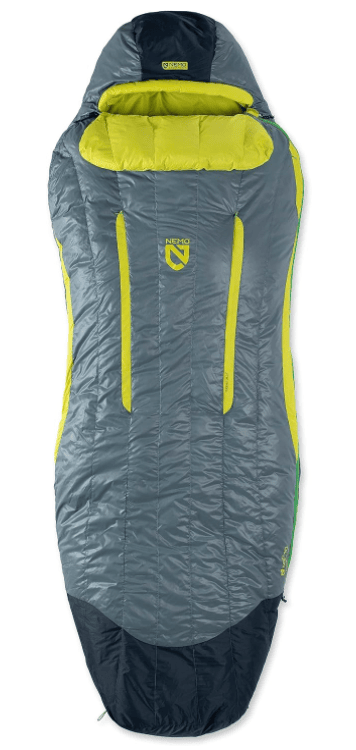 meilleur sac de couchage 3 saisons : Nemo Disco 30